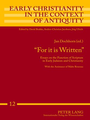 cover image of «For it is Written»